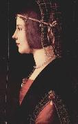 PREDIS, Ambrogio de Portrait of a lady painting
